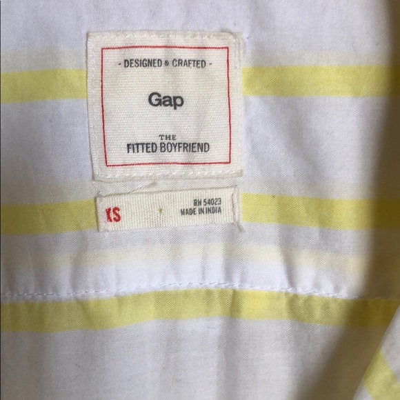 Yellow stripe button down - Picture 2 of 2